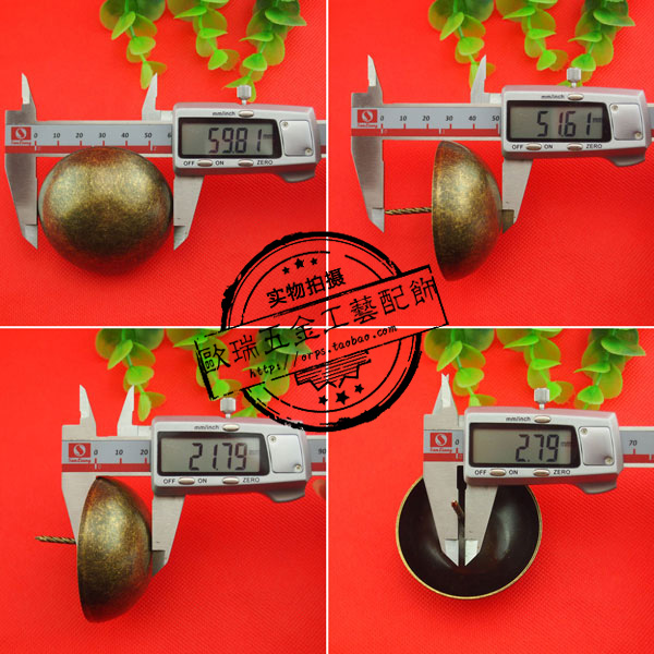 泡钉mm钉100古铜钉门钉-装饰图钉沙发仿古个100泡钉大头钉 7古铜