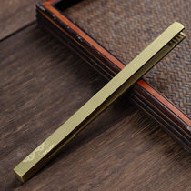 Linzi tea recollection tea ceremony zero with household copper tea clip non-slip tweezers tea tools kung fu tea clip