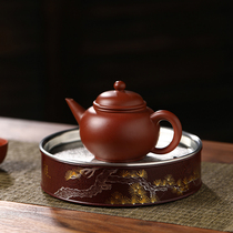 Japanese Joker type round water storage pot plate pot mat tea ceremony zero with retro dry foam table pot holder