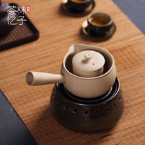 Ceramic side hand Pot Pot Black Tea small green orange tea Cook can be added tropical liner filter bubble teapot kettle