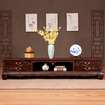 Chinese Red Wood TV Cabinet Solid Wood Guest Hall Furniture East African Sour Branches Log African Acid Branches Wood TV Enclosure