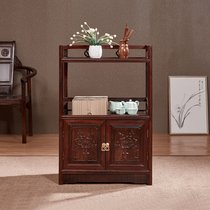 Chinese Red Wood Tea Water Cabinet Solid Wood Log Furniture Office Disposal Cabinet Restaurant East African Red Acid Branches Wood Dining Side Cabinet