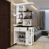 Modern paint wine cabinet partition entrance entrance shoe cabinet door living room double-sided locker small apartment multi-function room