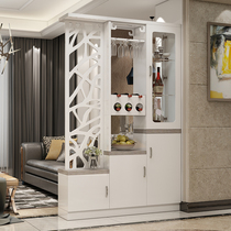 Modern simple shoe cabinet entrance entrance living room fashion wine cabinet screen partition cabinet multifunctional decoration Hall Cabinet