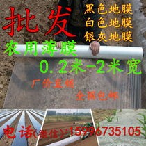 Plastic film Pure new material Black geomembrane White geomembrane Silver gray geomembrane Greenhouse film Agricultural weeding film Construction film