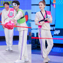 Kuaben Gulinaza with the same sweater suit female spring and autumn leisure sports pure cotton autumn sportswear student class clothes