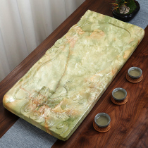 Stone tea tray Tea set Small large stone tea tray Whole stone rectangular jade tea sea Simple household tea table