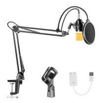 NEEWER NW-700 upgrade microphone set with USB sound card computer desktop anchor recording dedicated