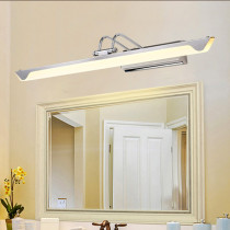 Mirror front light led mirror cabinet light stainless steel acrylic bathroom toilet moisture-proof lamp toilet makeup wall lamp