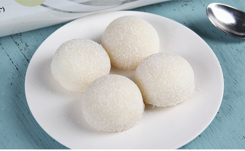 传统糕点-飨享美滋味洋风椰蓉大福10枚 抹茶蓝莓榴