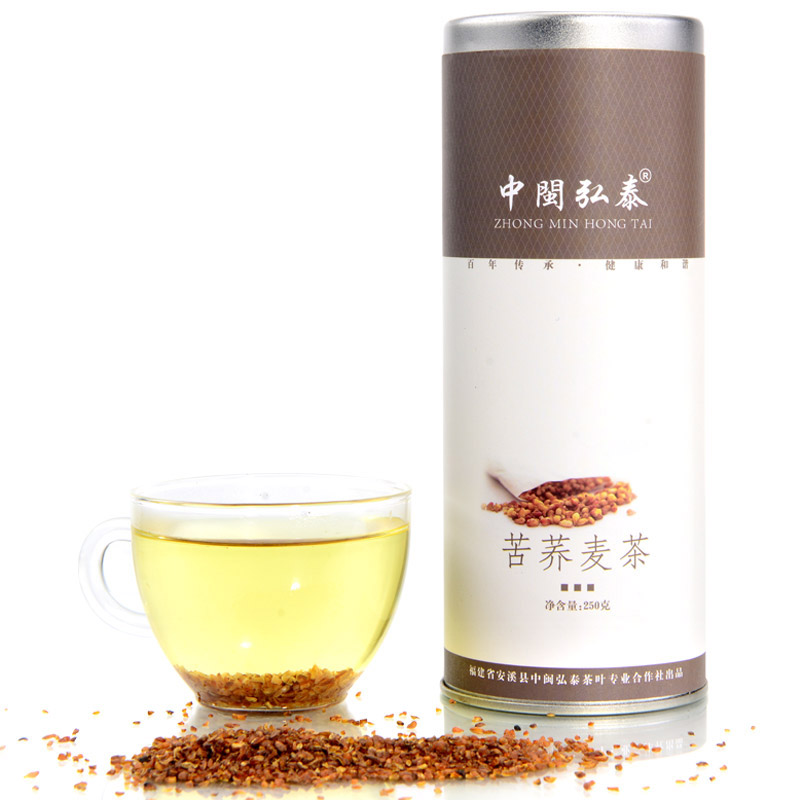 中闽弘泰 花草茶 苦荞茶 四川凉山 黑苦荞茶 荞麦茶250g  苦荞茶产品展示图1