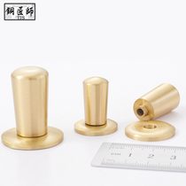 Nordic minimalist gold luxury wardrobe door handle new Chinese cabinet drawer handle kitchen cabinet pure copper handle
