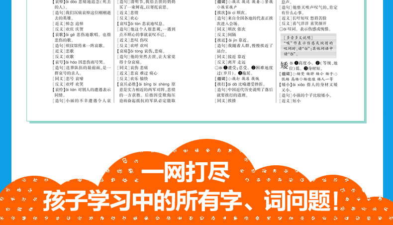 反义词大全_一致的反义词