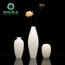 Natural jade vase swinging piece Nordic modern minimalist living-room illustrator TV cabinet Guan Guan Wine Cabinet Adornment