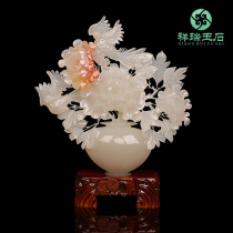 Natural jade rich and expensive Ping An Living-room Wine Cabinet TV Cabinet Adornment Jo Relocation New Residence High Gear Gift