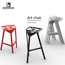 Nordic Simple Iron Chair Festival Fashion Catering Stool Creative Leisure PC Cafe Chair Designer Outdoor Chair