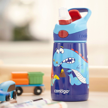 American contigo Condique Childrens insulated cup with straw Primary school Childrens water cup portable ins kettle