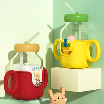 Swiss SIGG glass suction cup children Milk Cup two years older than 2 years old baby baby kindergarten girls boys