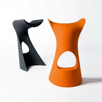 Creative Minima Modern GRP Chair Cafe Bar Chair Seat Bar High Foot Profiled Bar Chair Single Chair Furniture