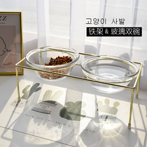 Dog Bowl Cat Bowl Dog Basin Ceramic Kitty Bowl Rack Cat Rice Basin Dog Rice Bowl Water Bowl and Cat Bowl Cats Dog Food Basin