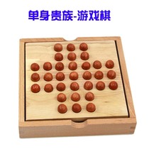 Single Aristocratic Chess Wooden Tabletop Games Independent Diamonds Chess Children Student Table Tours Puzzle Toys