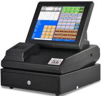 Malaysian English version of the ATMs milk tea embedded touch screen all-in-one catering fast food English cashier