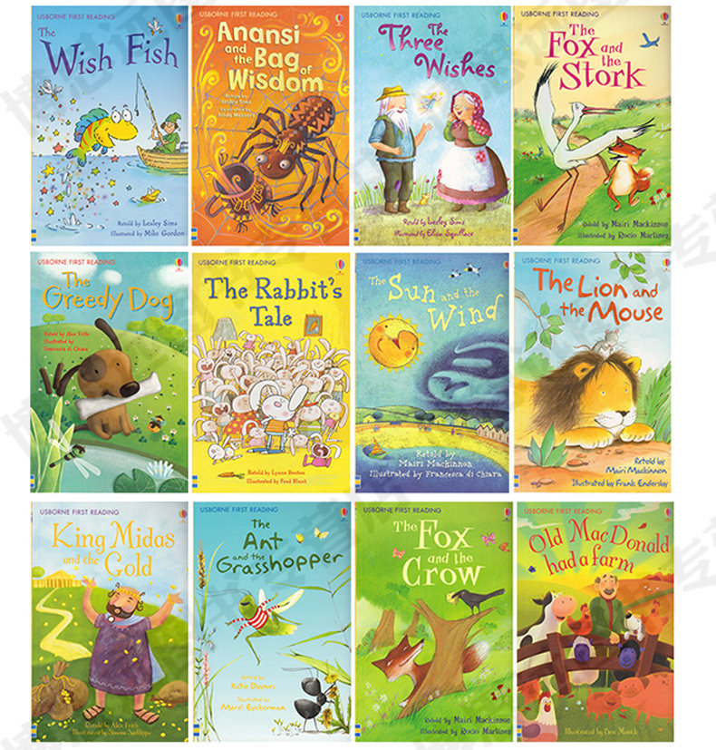 【正版原装进口】【假一赔十】usborne:my first reading library 我