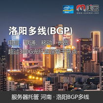 Henan Luoyang BGP multi-line (Telecom Unicom mobile length and width) server hosting 10M20M100M exclusive