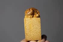 Naughty Bamboo Hall Bamboo Sculpture Group Yang Leu Beast Square Zhang Boutique Animal Bamboo Root Sculptor Customized Wenfang Seal Material