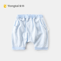 Tongtai summer cotton baby clothes for men and women children 5-24 months out casual shorts with ear pants 0033