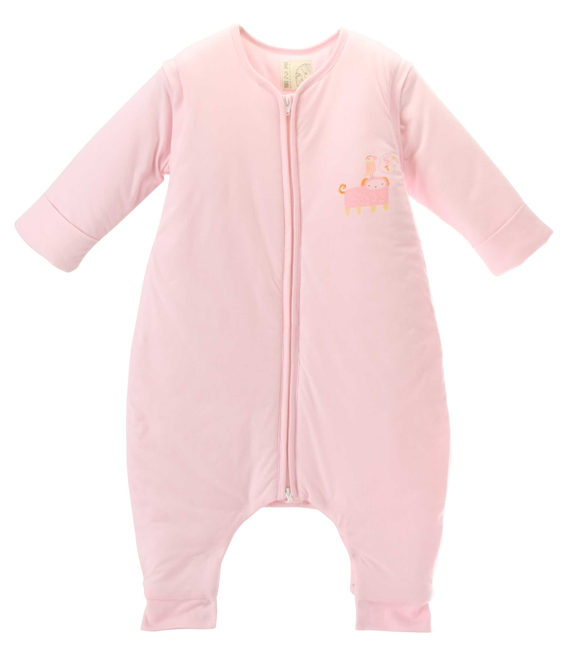 爱之藤 宝宝婴儿睡袋秋冬款加厚儿童冬季纯棉宝宝分腿式分腿睡袋