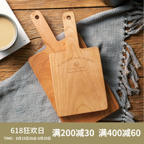 Day Style Cherry Wood Mini Bakery Board Solid Wood Home Small Chopping Board Cutting Board Coveting Board Pure Wood Case Board Square Board