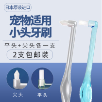 New Japanese ci small pointed head orthodontic cat pet mouth cleaning deodorant toothbrush teeth soft hair Stone