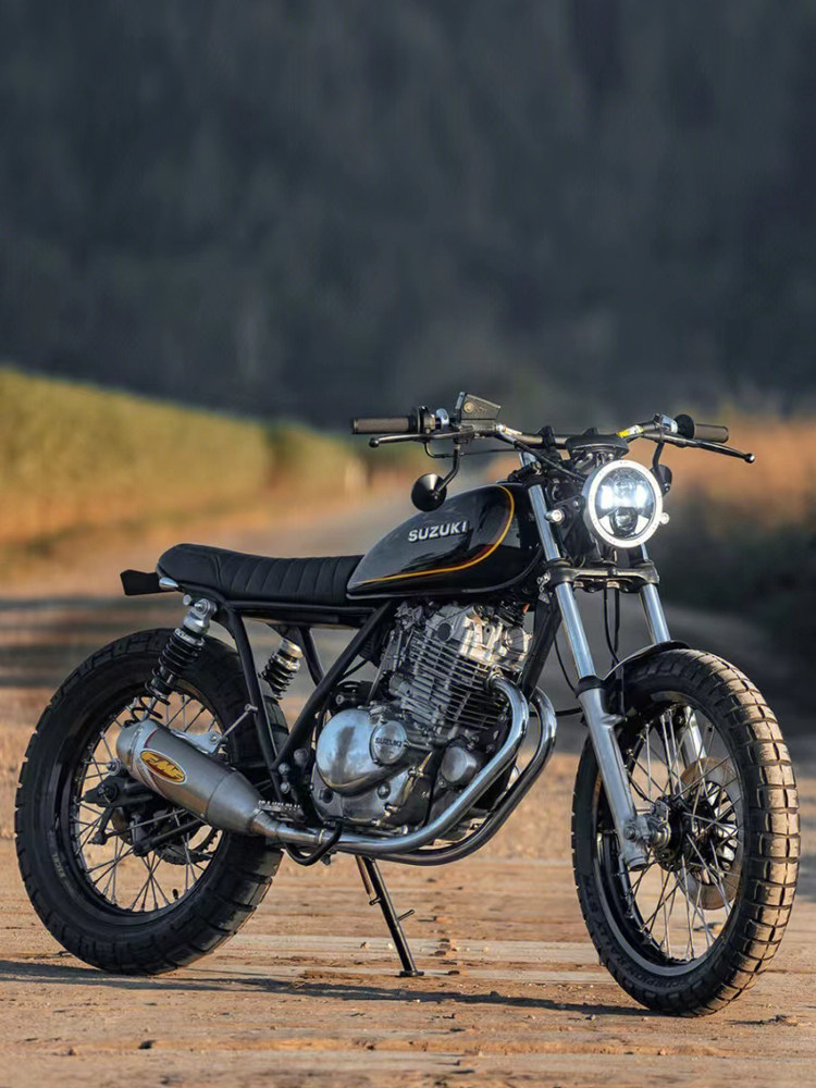 铃木gn250复古摩托车-笑颜衣橱