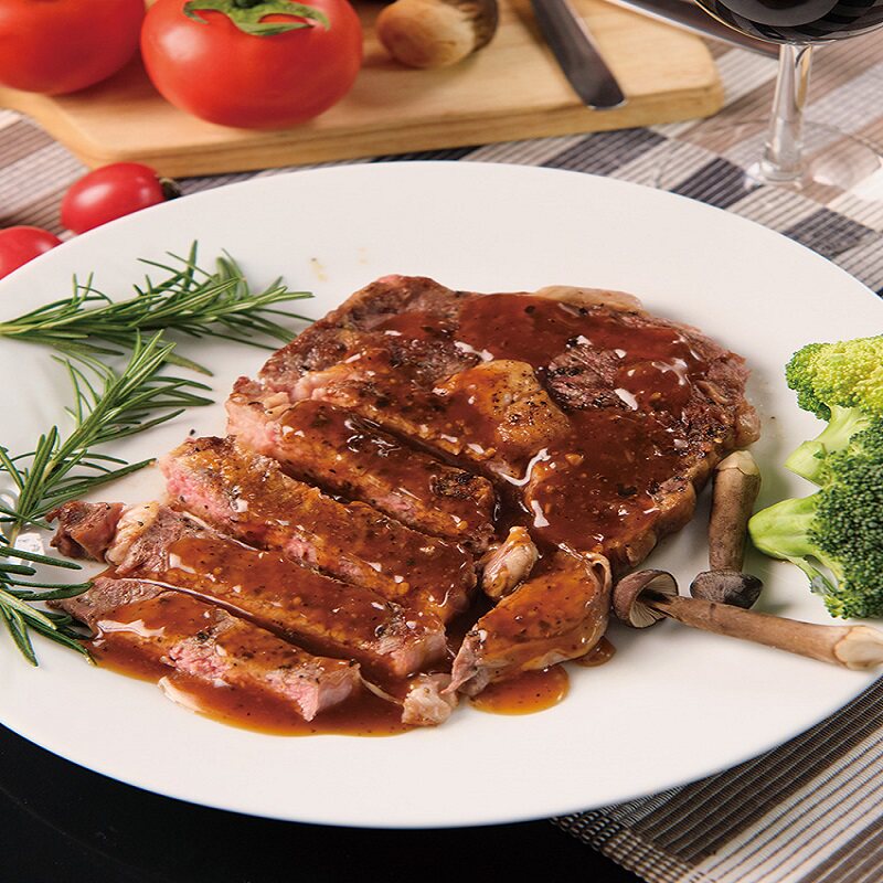 【亲心】蔬菜汁西冷眼肉儿童黑椒牛排(热品库)