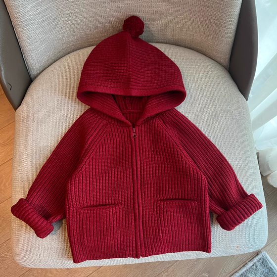 Girls cardigan sweater 2024 new style boys and girls knitted hoodie children fashionable baby thickened spring and autumn jacket
Girls cardigan sweater 2024 new style boys and girls knitted hoodie children fashionable baby thickened spring and autumn jacket