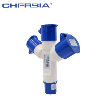 Yuanya (CHFRSIA) industrial socket multifunctional tee socket 16A ZYY-1013 220V three pole