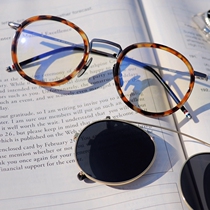 Ultra-literature and music with the same paragraph TB710 Myopia Spectacle Frames Madness with clip ink mirror sunglasses