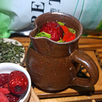 Old-fashioned coarse pottery sand cans tea pots tea pots Gansu boiling teapots Shawar household electric stove set cups