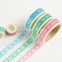 Japan imports Aimez le style and paper adhesive lace trim tricolour into 15mm spot