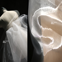 Nylon Styling Mesh Ultra Hard Thickened hard Bone Sensation Mesh Yarn Designer Fabric Fashion Dress Profile Fabric