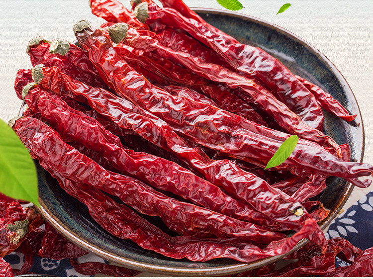 四川特产二荆条干红辣椒干二斤条辣椒面粉红油泼辣子调料500g包邮