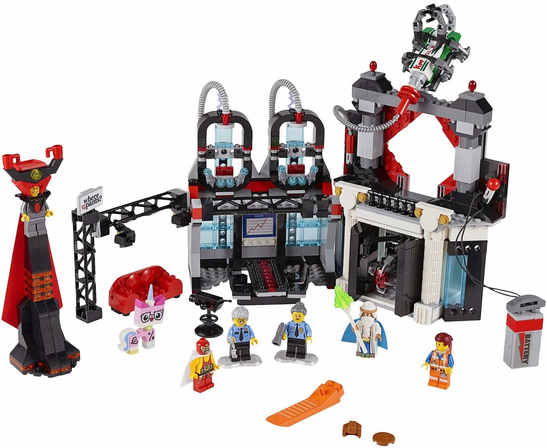 lego 70809 乐高大电影生意王的邪恶巢穴绝版积木收藏玩具精品
