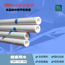 New material PPR plastic hot and cold water pipe 4 points 6 points 1 inch inner wire outer wire direct elbow three-way accessories