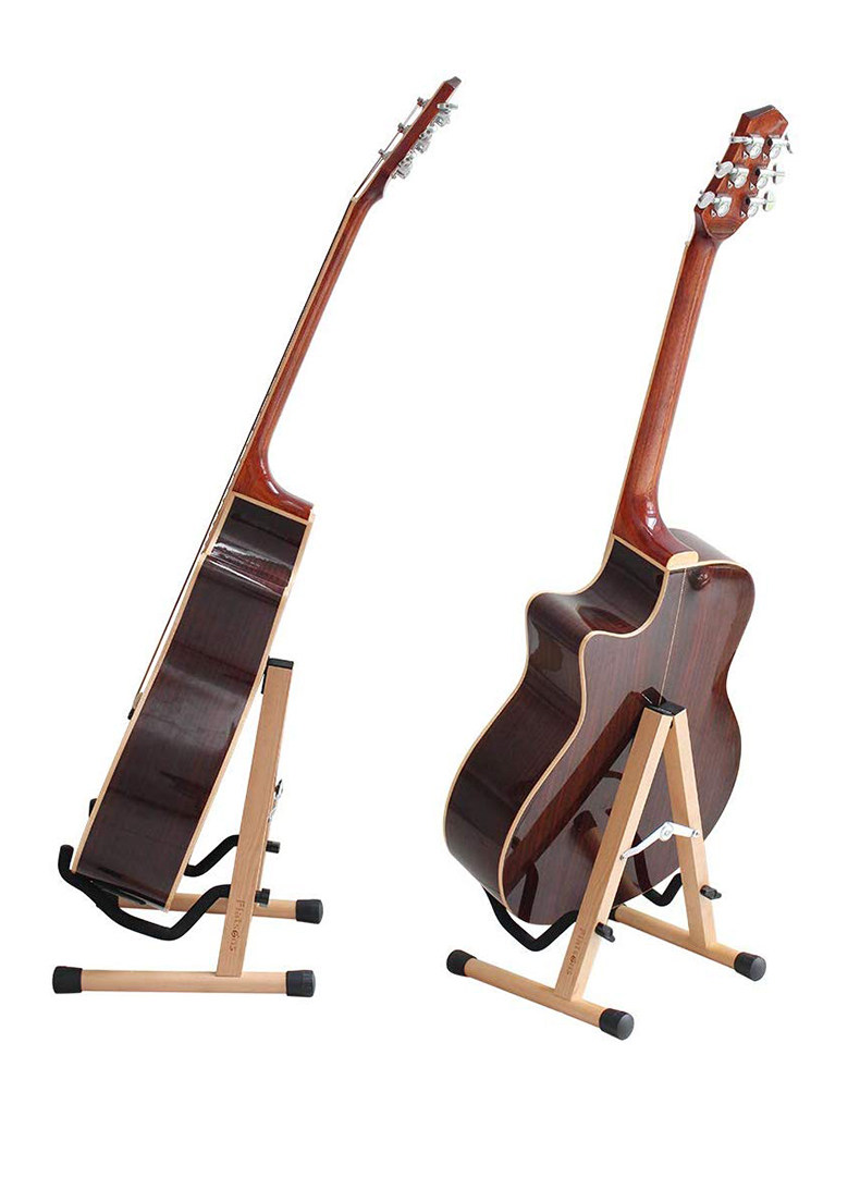 flanger fl系列折叠排式吉他架支架吉他贝司实木架子尤克里里架