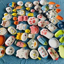 Ceramic tableware blind box dish dish plate spoon set lucky bag Japanese ins Net Red Rice Bowl plate noodle bowl creative wish