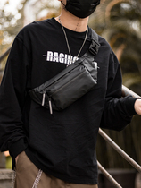 Hong Kong mens new wave Tide Cards Skew Satchel Bag Ultra Fire Sports Single Shoulder Bag Individuality Waterproof Pocket Casual Bag