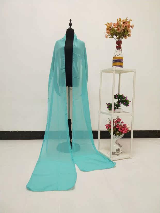 古装汉服披帛披纱披巾 cosplay仙女古装配饰纯色雪纺飘带演出配饰