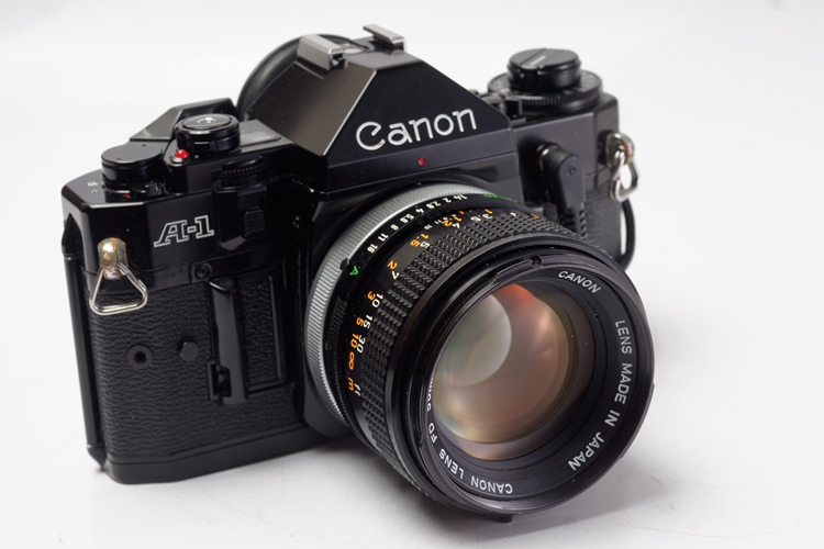 佳能canon a1 50 1.4 胶片 相机 套机 优于 ae1 50 1.