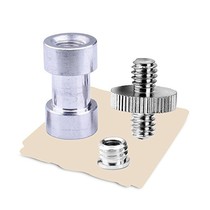 Camera tripod conversion screws 1 4 and 3 8 adapter screws Photography lamp holder connection screws three-piece set